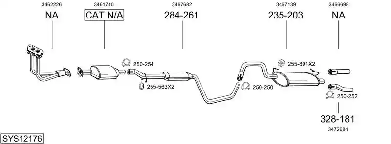 BOSAL SYS12176