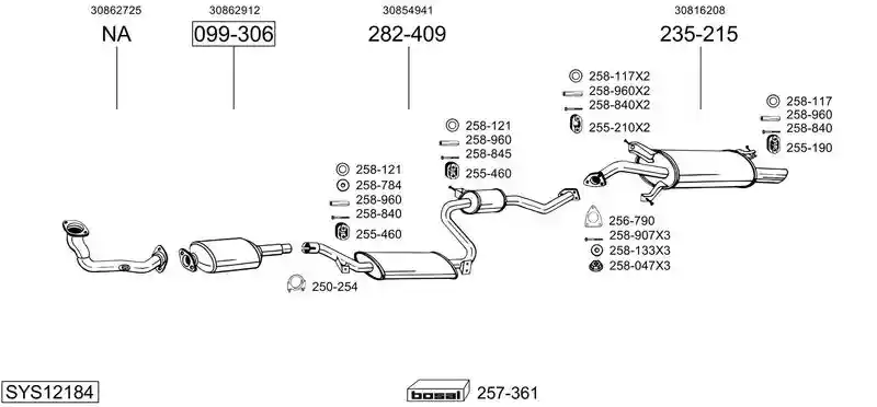 BOSAL SYS12184
