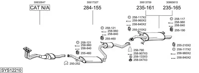 BOSAL SYS12210