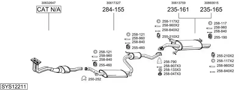 BOSAL SYS12211