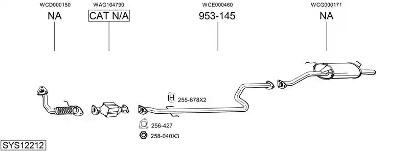BOSAL SYS12212