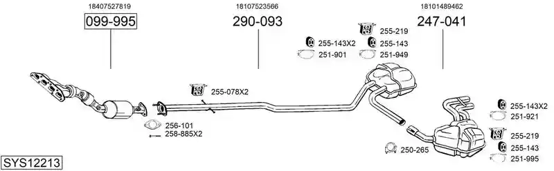 BOSAL SYS12213