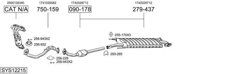 BOSAL SYS12215