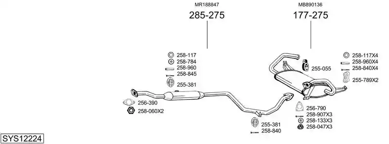 BOSAL SYS12224