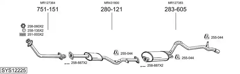 BOSAL SYS12225