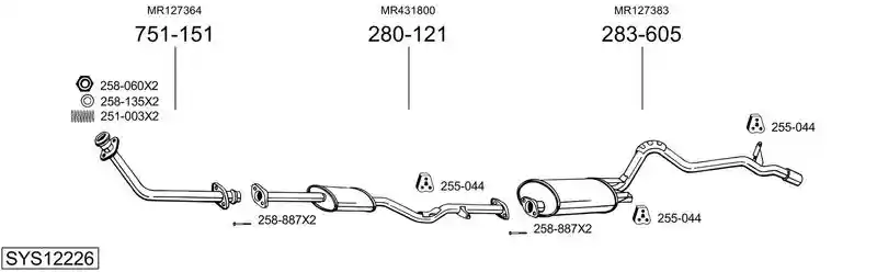 BOSAL SYS12226