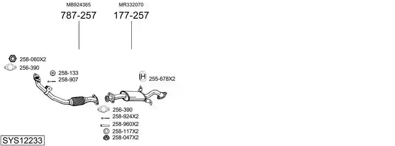 BOSAL SYS12233