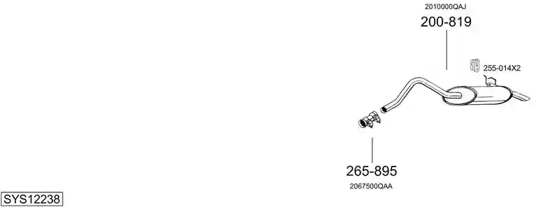 BOSAL SYS12238