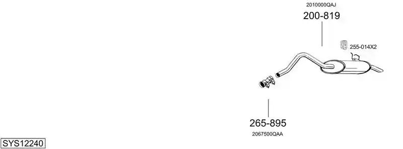 BOSAL SYS12240