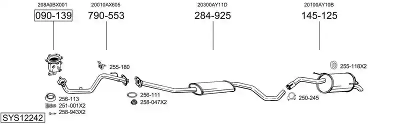 BOSAL SYS12242