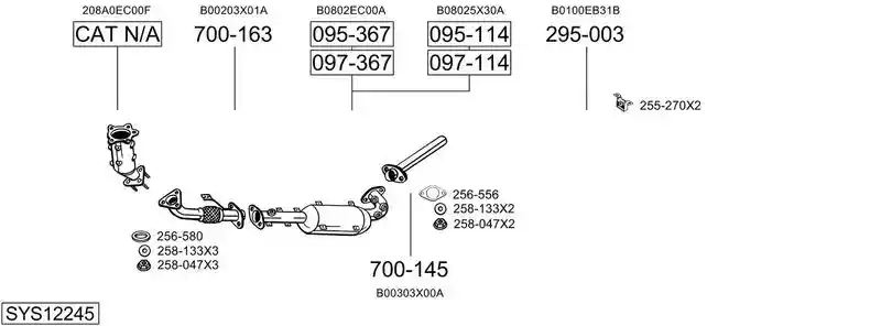 BOSAL SYS12245