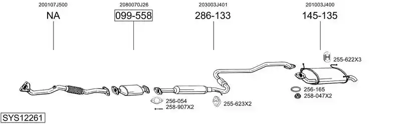 BOSAL SYS12261