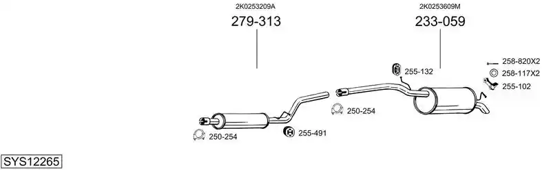 BOSAL SYS12265