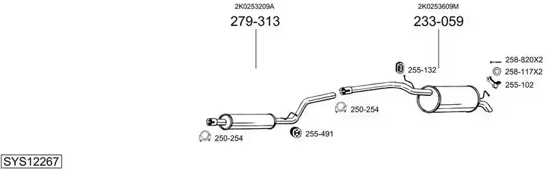 BOSAL SYS12267