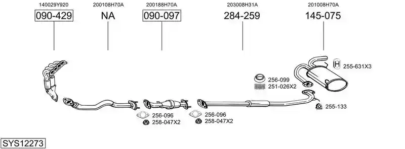 BOSAL SYS12273