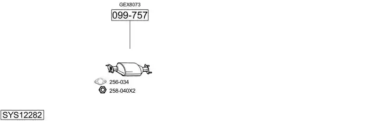 BOSAL SYS12282