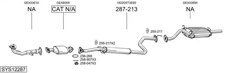 BOSAL SYS12287