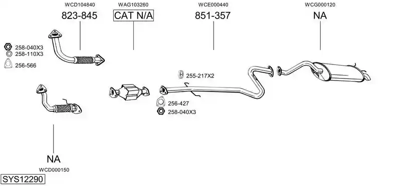 BOSAL SYS12290