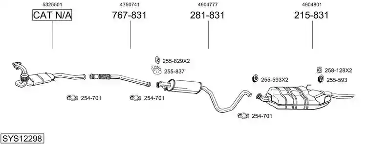 BOSAL SYS12298