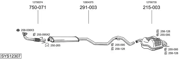 BOSAL SYS12307