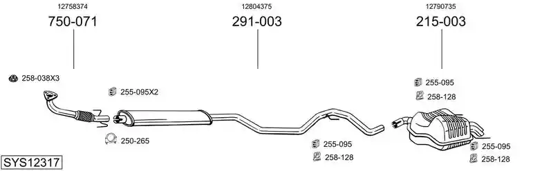 BOSAL SYS12317