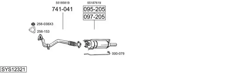 BOSAL SYS12321
