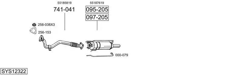 BOSAL SYS12322
