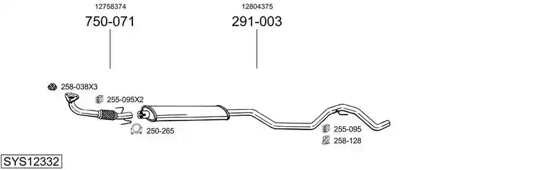 BOSAL SYS12332