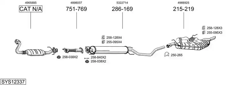 BOSAL SYS12337