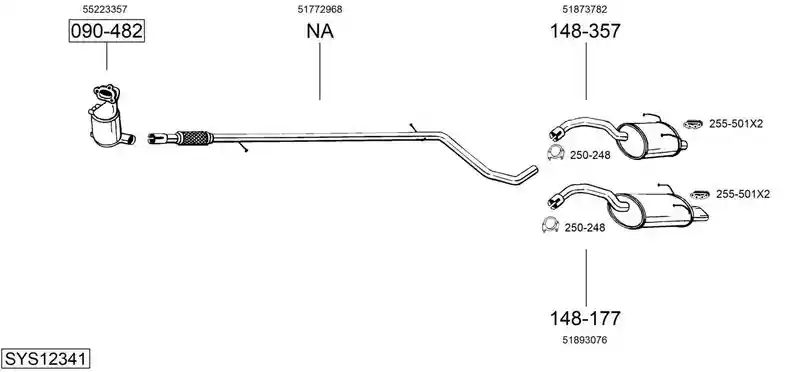 BOSAL SYS12341
