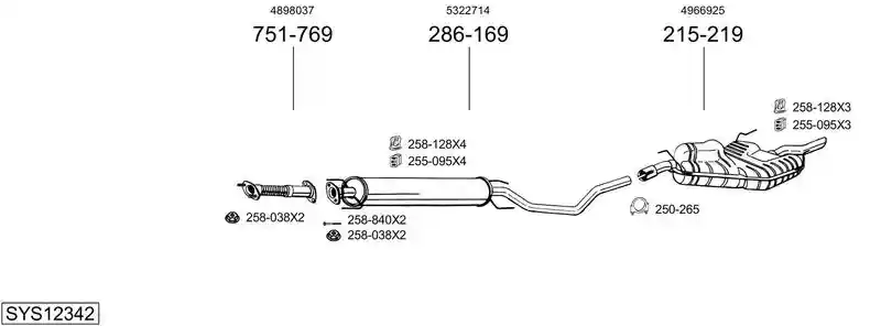 BOSAL SYS12342