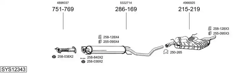 BOSAL SYS12343