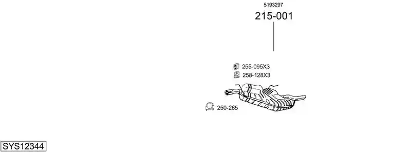 BOSAL SYS12344
