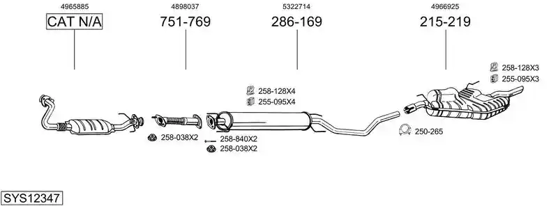 BOSAL SYS12347