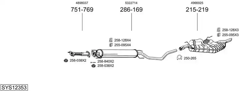 BOSAL SYS12353