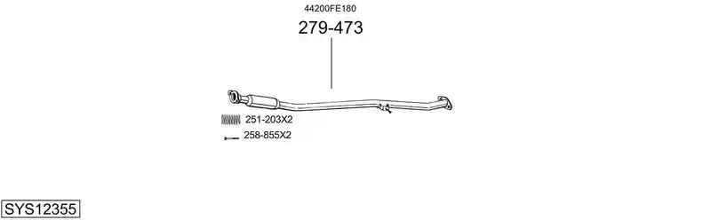 BOSAL SYS12355