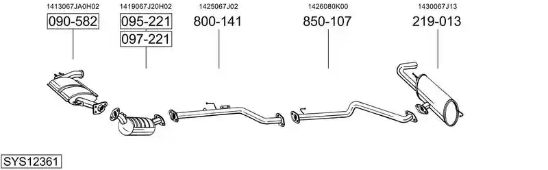 BOSAL SYS12361