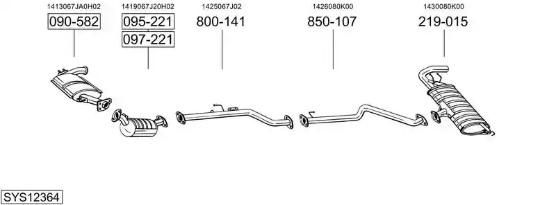 BOSAL SYS12364