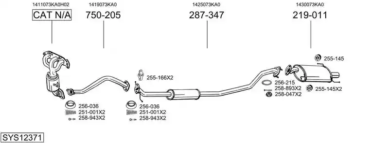 BOSAL SYS12371