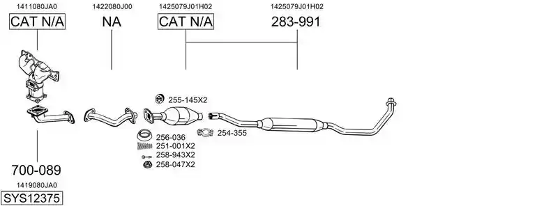 BOSAL SYS12375
