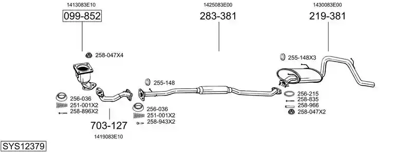 BOSAL SYS12379