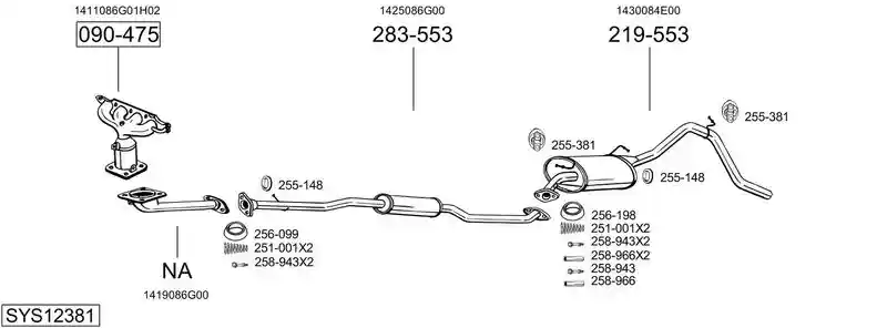 BOSAL SYS12381