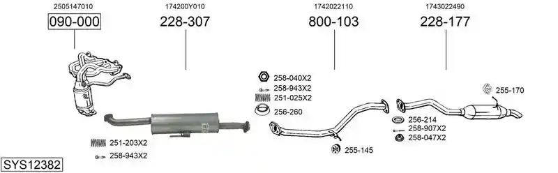 BOSAL SYS12382