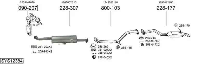 BOSAL SYS12384