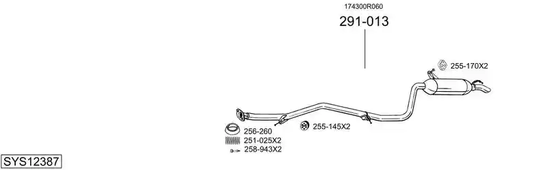 BOSAL SYS12387