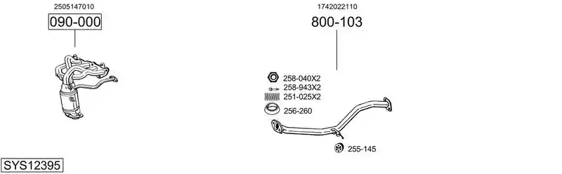 BOSAL SYS12395