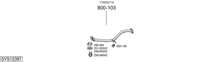 BOSAL SYS12397