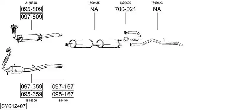 BOSAL SYS12407