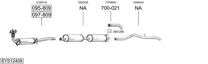BOSAL SYS12409
