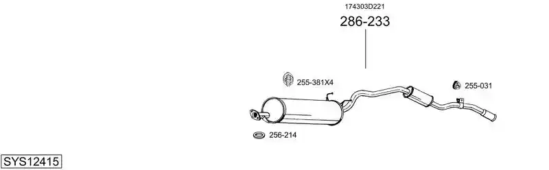 BOSAL SYS12415